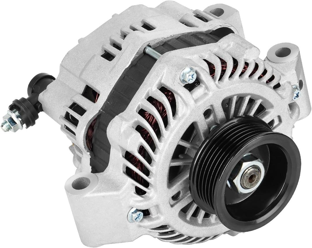 New Alternator Compatible with Mitsubishi Galant 3.8L 2004-2009, Endeavor 3.8L 2004-2011, Eclipse 3.8L 2006-2012, MD176256, MR984944, MN176256, A003TB5291