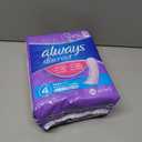 Always Discreet, Incontinence & Postpartum Pads For Women, Size 4, Moderate Absorbency, Long Length, 54 Count