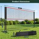 Portable Badminton Net Set, Height Adjustable Sports Net for Pickleball, 10FT