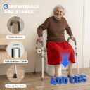 Loyoda Toilet Seat Riser with Handles, Raised Toilet Seat for Seniors with Adjustable Height & Width, 400 lb Capacity Handicap Elevated Toilet Seat for Elderly, Pregnant, Fit Any Toilet