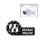 Makerworld MH011 3D Printer Clock Creative Model Components for Bambu Lab A1/X1/X1C/X1E/ P1P/P1S 3D Printer,3D Printer DIY Parts Makerworld Kits for Bambulabs-Prints NOT Included.