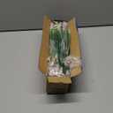 30 Bundles Artificial Flowers Outdoor UV Resistant Fake Flowers No Fade Faux Plastic Plants Garden Porch Window Box Decorating(White)