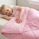 MAXTID Weighted Blanket for Kids Pink 36"x48" Soft Blanket Kids Pink Blanket