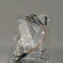 Superbat F-Type Splitter Cable F Male to F Dual Female Coax Splitter Cable V-Type F Type TV Splitter Cable Satellite 75ohm 15cm(6 inches)