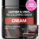 FORTIVO Leather Recoloring Balm, Color Restorer, Scratch Remover, Couch Paint and Repair, Leather Balm for Couches (Cream)