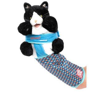 CATSUMO Cat Wrestling Glove Puppet Toy – Interactive Hand Mitt with Durable Protective Sleeve and Catnip  Play & Enrichment