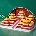 5180Pcs Chinese Architecture Micro Building Bricks Model Kit for Adults Detailed Architectural Display Model Ages 14+