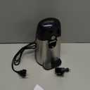 Amazon Basics 3-In-1 Electric Can Opener, Bottle Opener and Knife Sharpener, with Stainless Steel Blade, Magnetic Lid Holder, Automatic, Countertop, 50W, Black