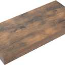 QEEIG Floating Shelves for Wall Bathroom Shelf Bedroom Kitchen Living Room Hanging Book Shelves Small Farmhouse Decor 16 inch Set of 3, Rustic Brown (015-BN3)
