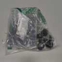 3/8-16 Hex Head Acorn Cap Nuts, 304 Stainless Steel 18-8 Black Coating Acorn Nuts, Hex Drive, Black Finish, 25 PCS