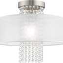 Livex Lighting 1 Lt Brushed Nickel Ceiling Mount