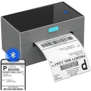 Bluetooth Thermal Shipping Label Printer,Label Printer for Shipping Packages, Wireless 4x6 Shipping Label Printer Support Android, iPhone and Windows,Used for Amazon, Ebay, Shopify, Etsy, USPS