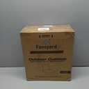 Favoyard Outdoor Seat Cushion Set 24 x 24 Inch Waterproof & Fade Resistant Patio Furniture Cushions with Removable Cover Deep Seat & Back Cushion with Handle and Adjustable Straps for Chair Sofa Couch (Spice)