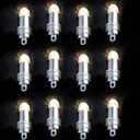 Non-Blinking LED Mini Lights Battery Operated Small LED Lights for Balloon Paper Lantern Party Decoration (Warm White, Pack of 12)