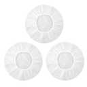 Shower Caps, 3 Pcs Waterproof Bath Caps Plastic Reusable Shower Caps Elastic Band Bath Hair Hat for Women Ladies Spa Salon