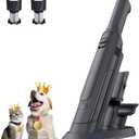 PROMOMO Handheld Vacuum Cordless, Lightweight 1.4lb with Powerful Suction, Charging Dock, Single Touch Empty and Detachable Dust Cup, Portable Mini Car Vac for Home Pet Car (Light Black)