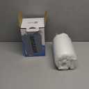 5 STARS UNITED Knee Pillow for Back Sleeping  Memory Foam Cushion for Sciatica Pain Relief  Under Leg Support for Sleeping on Back  Half Moon Bolster for Bed, White (Standard)