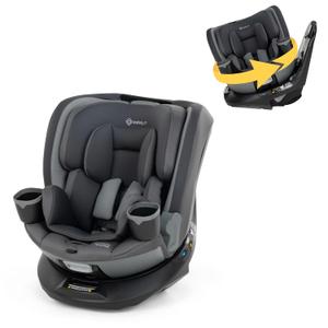 Safety 1st Turn and Go 360 ST Rotating All-in-One Convertible Car Seat, SafetySwivel Technology, SecureTech Installation, 3-in-1 Rear-Facing, Forward-Facing, Booster, 5-100 lbs, Siberian Caviar. Manufacturing date: 08/15/2025