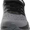 KUBUA Kids Sneakers for Boys Girls Running Tennis Shoes Lightweight Breathable Sport Athletic (Gray)