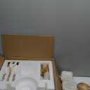 Luxury Amber K9 Crystal Chandelier 6-Light Candle Style Modern Pendant Ceiling Fixture Compatible with E12 Bulbs for Living Room Dining Room Bedroom Hallway Entry (6 Lights)