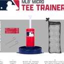 Franklin Sports MLB Micro Tee Trainer Kids Baseball Batting Trainer with Pop-Up Pitching Machine, 10 Durable Balls, Drill Card & Bag Youth Hitting Practice Set for Backyard Training