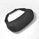 1P Car Neck Pillow for headrests,Support Drive Seats Head Cushion Pillows,Skin-Friendly Suede Fabric,Plant-Based Polyester,11.8x6inch Drive Vehicle Cushion Seats(Black Color)
