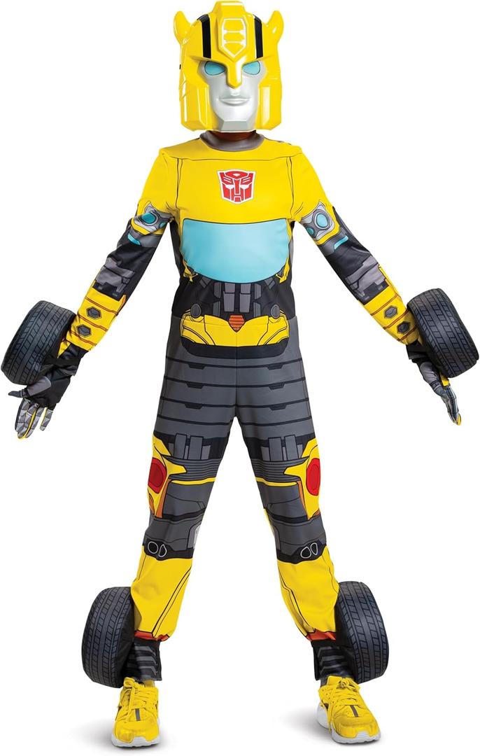 Disguise Hasbro Transformers Child Bumblebee Converting Costume (Small (4-6))