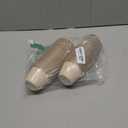 4 oz Small Paper Bowls, 100 Pack Compostable Bagasse Fiber Bowls, Microwavable for Condiments, Sauce, Ice Cream