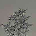 12 Pcs Christmas Silver Bethlehem Star Ornament 4.72 x 2.95 Inch Star of Bethlehem Christmas Tree Topper Glitter Ornament Plastic Nativity Stars Hanging Decor Accessories