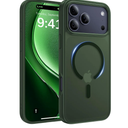 Magnetic for iPhone 17 Pro Case, [Anti-Slip] [Military-Grade Drop Protection] [Camera Protection] Skin-Friendly Slim Matte Shockproof Protective for iPhone 17 Pro Phone Case, Forest Green