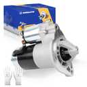 Ezexpreze 17749 Jeep Starter Replacement New for 4.0L 1999-2001 Cherokee, 1999-2002 Grand Cherokee TJ, 1999-2004 Wrangler, L6, 56041012AB AC AD SMT0077 410-48052 17749N 336-1691A M001T84381 12V 1.6kW