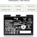 Replacement Battery for iRobot Roomba i7 i7+ 7150 7558 i3 i3+ i4 i4+ i8 i8+ and e5 e6 Rechargeable Battery for Roomba i and e Series (not for iRobot Roomba Combo Series) 14.4V 2210mAh/32Wh ABL-D2