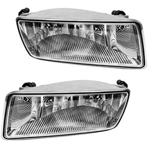 Driving Fog Lights Lamps Replacement for 2006 2007 2008 2009 2010 Ford Explorer With H10 12V 42W Halogen Bulbs ​(Clear Lens)