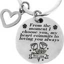 Couple Keychain I Love You Keychain As a Valentine's Day gift for Your Boyfriend, or as a Aomantic Gifts for Him As Special Gifts from Wife to Husband