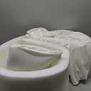 Baby Ball Pit 35.4" Soft Round Memory Foam Ball Pits NOT Included Balls Indoor Outdoor Playpen for Babies Toddlers Kids Great Gift for Girls Boys, White