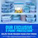 Ziploc Gallon Food Storage Freezer Bags, Stand-Up Bottom, Easy to Fill, 28 Count (Packaging May Vary)