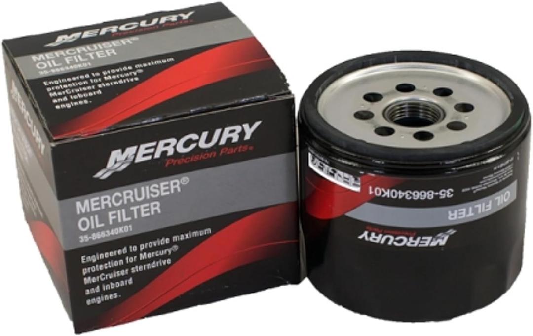 MERCURY Marine Mercruiser Oil Filter 3.0L 4.3L V6 5.7 350 V8 35-866340K01