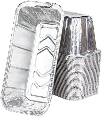 GASPRO 40-Pack Grease Cup Liners Compatible with Blackstone Griddle, Foil Drip Pan Liner Fit for Blackstone 17, 22, 28, 36 Inch Griddle with Rear Grease Cup, 8 x 3.7 Inch, 5017
