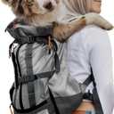 K9 Sport Sack Urban 3 - Large, Concrete - Ideal for Dogs with 20-22 Back Length - Dual-Use, Backpack-Style Carrier + Everyday Pack
