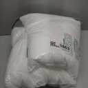 Oubonun 18"x18" Pillow Inserts (Set of 2) - Throw Pillow Inserts with 100% Cotton Cover - 18 Inch Square Interior Sofa Pillow Inserts - Decorative Pillow Insert Pair - White Couch Pillow