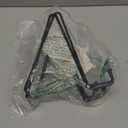 8 Inch Large Plate Stands for Display - Metal Square Wire Plate Holder Display Stand + Picture Stand for Book, Platter, Plaque, Photo Easel (2 Pack)