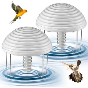 Water Agitator for Bird Bath, Battery Birdbath Water Circulator, Waterproof and Quiet, Energy Saving Bird Bathtub Mixer for Patio Garden Pond Decoration(Grey,2 Pack) (Gray)