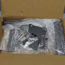 Starlink Mount, Adjustable Starlink Wall Mount Gen 3 with Telescoping Support Arm, Rustproof, Weatherproof for Concrete Walls and Wood Walls, Easy Installation Black