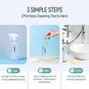 12 Pack Natural Bathroom Cleaner - Bath Shower Bathtub Tub Toilet Tile Cleaning Tablets Refill - Eco-Friendly Product & Cleaning Supplies - 1 Tablet = 17oz Spray (204oz Total) - Ocean Breeze