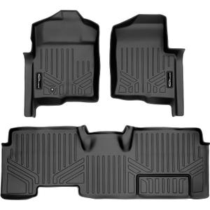 MAXLINER Floor Mats 2 Row Liner Set for 2009-2010 Ford F-150