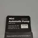 Automatic Small Sump Pump with Water Sensor, 8 FT Lift 74 GPH with 6 FT Tubing, 115/230V Mini HVAC Condensate Removal Pump with Float Switch for Dehumidifier, Air Conditioner, Hydroponic, Auto On Off