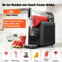 Slushie Machine No Ice Needed, Auto-Clean, Slushy Machine for Home, 220W Quick Frozen Drink Maker with 6 Preset Programs for Margaritas, Frapps, Milk Shake and More, LED Display, Black, 88oz (EXP 08/18/26)