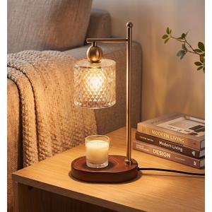 Glass Candle Warmer with Timer and Dimming Function, Perfect as a Birthday Present for Womena Unique Candle Warmer Gift for Mum a Housewarming Present or as a Decorative Item for a new Home