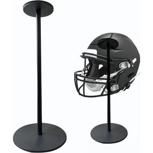 Heavy Duty Metal Helmet Stand Hat Display Rack Cap Wig Holder Helmet Display Stand (1 Piece)