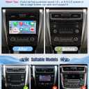 Leadfan Car Stereo for Nissan Altima 2013 2014 2015 with Carplay Android Auto, 10.1 Inch Screen with GPS Bluetooth SWC Backup Camera (for Altima 2013-2015(with AC Vent Frame), 2+32G)